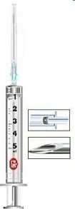 PiC Solution Syringes 23G x 25mm 2.5ml 100pcs