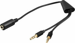 Powertech CAB-J028 3.5mm Weiblich zu 3.5mm Männlich Powertech CAB-J028 3.5mm Weiblich zu 3.5mm Männlich