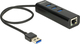DeLock USB 3.0 Hub 3 Θυρών με σύνδεση USB-A / Ethernet