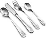 Lamart Baby Cutlery Set made of Metal Silver 4pcs