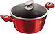 Berlinger Haus Metallic Line Βαθιά Κατσαρόλα από Αλουμίνιο 6.1lt / 28cm Burgundy