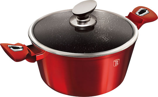 Berlinger Haus Metallic Line din Aluminiu 6.1lt / 28cm Burgundy