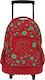 Totto Morral Renglon School Bag Trolley Elementary, Elementary in Red color