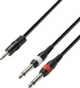 Adam Hall Cablu 6,3 mm de sex masculin - 3,5 mm male 6m (K3YWPP0600)