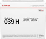 Canon 039H Toner Laser Εκτυπωτή Μαύρο High Capacity 25000 Σελίδων (0288C001)