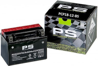 PS Μπαταρία Μοτοσυκλέτας PCP18-12-BS/YT19BL-BS με Χωρητικότητα 19Ah