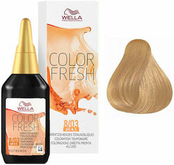 Wella Color Fresh Тонер 8/03 Блондинка Светло е...