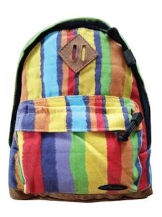 Keyroad Ριγέ School Bag Backpack Junior High-High School Multicolored