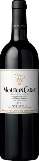 Baron Philippe De Rothschild Κρασί Mouton Cadet Bordeaux Ερυθρό Ξηρό 750ml