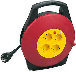 Eurolamp Μπαλαντέζα Καρούλι 4 Θέσεων με Καλώδιο 5m Eurolamp Μπαλαντέζα Καρούλι 4 Θέσεων με Καλώδιο 5m