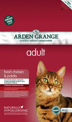 Arden Grange Adult Dry Food for Adult Cats with Chicken / Potatoes 8kg