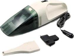 ULAN-860633 Car Handheld Vacuum Dry Vacuuming / Liquids with Power 60W & Car Socket Cable 12V Λευκό/Φιμέ