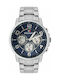 Tommy Hilfiger Keagan Watch Chronograph Battery with Silver Metal Bracelet