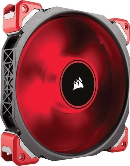 Corsair Ml140 Pro LED Case Fan (2000rpm / 97cfm) με Κόκκινο Φωτισμό και Σύνδεση 4-Pin PWM