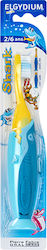 Elgydium Shark Kids Toothbrush for 2+ years Blue / Yellow