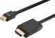 Cable mini DisplayPort male - HDMI male 3m Black (18280)