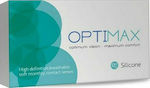 Optimax Silicone 3 Μηνιαίοι Φακοί Επαφής Σιλικόνης Υδρογέλης