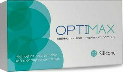 Optimax Silicone 3 Monthly Contact Lenses Silicone Hydrogel