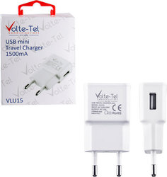 Volte-Tel Зарядно без кабел с USB-A порт Бял (V...