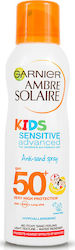 Garnier Ambre Solaire Sensitive Advanced Waterproof Kids Sunscreen Spray SPF50+ 200ml