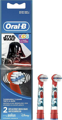 Oral-B Ανταλλακτικό για Ηλεκτρική Οδοντόβουρτσα Stages Power Star Wars για 3+ χρονών 2τμχ