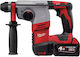 Milwaukee HD18 H-402C Meißelhammer Batterie 2x4Ah mit Aufnahme SDS Plus 4933443468