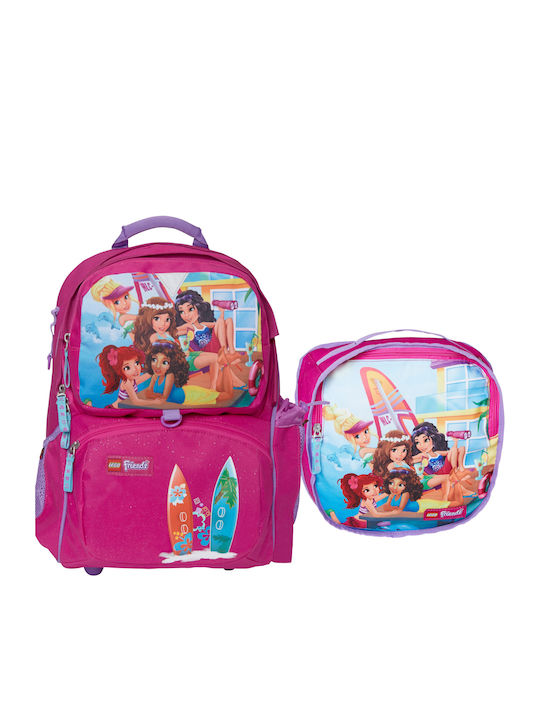 Lego Friends Beach House School Bag Backpack Elementary, Elementary Multicolored