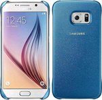Samsung Umschlag Rückseite Kunststoff Blau (Galaxy S6) EF-YG920BLEGWW