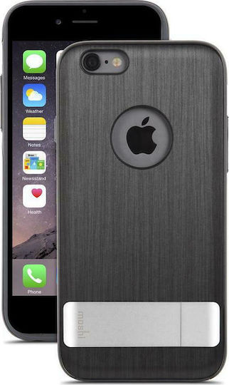 Moshi Back Cover Μεταλλικό Μαύρο (iPhone 6/6s Plus)