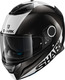 Shark Spartan Carbon Skin Full Face Helmet with Pinlock and Sun Visor ECE 22.05 1290gr Black/White