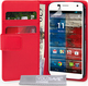 YouSave Accessories Leather-Effect Wallet Case Red (Moto X) Червен