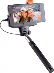 eStar Selfie Stick with 3.5mm Cable C1 Black DSELFIECABC1