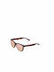 Hawkers Carey Rose Gold One Sunglasses with Brown Plastic Frame