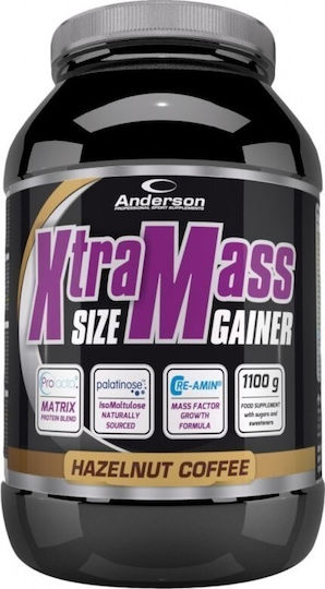 Anderson Xtra Mass Size Gainer με Κρεατίνη & Γεύση Hazelnut Walnut 1.1kg