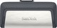 Sandisk Ultra Dual Drive 32GB USB 3.1 Stick mit Verbindung USB-A & USB-C Weiß