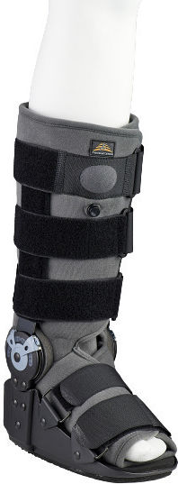 Medical Brace MB.6005 Air-Rom Rocker Bottom Ρυθμιζόμενη Μπότα Ποδοκνημικής σε Μαύρο Χρώμα