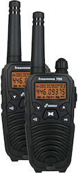 Stabo Freecomm 700 Set Walkie Talkie mit Monochromdisplay Set 2Stück