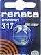 Renata 317/SR516SW Μπαταρία Silver Oxide Ρολογιών SR516 1.55V 1τμχ