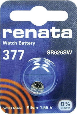 Renata 377/376/SR626SW Μπαταρία Silver Oxide Ρολογιών SR66 1.55V 1τμχ