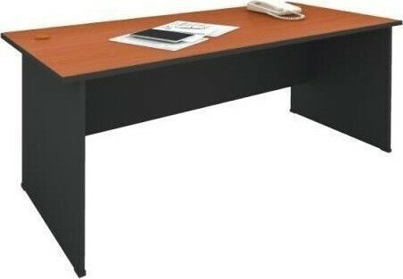 Professionelles Büro Holz Grey / Cherry 150x70x74cm