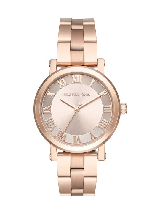 Michael Kors Norie Uhr mit Rose Gold Metallarmband