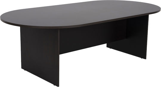 Meeting Table Caitlyn Wooden Brown 200x100x75cm