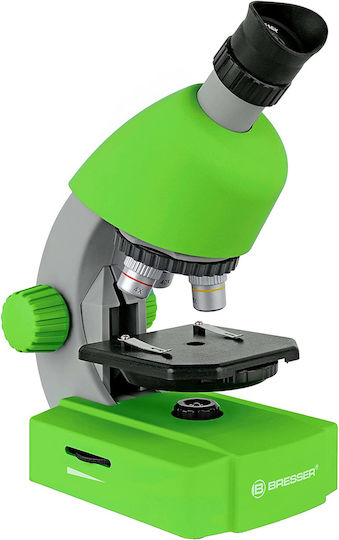 Bresser Junior Органичен Микроскоп Зелен 40-640x