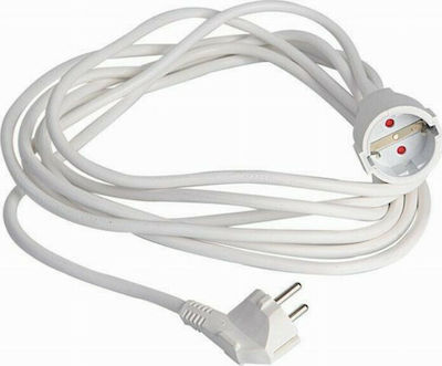 Eurolamp Extension Cable Cord 3x1.5mm²/3m White