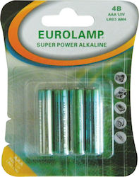 Eurolamp Super Power AAA 1.5V 4бр 147-24100