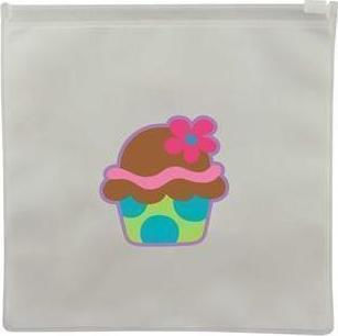 Stephen Joseph Baby Placemat Reusable Food Bag Cupcake 2pcs 2pcs Transparent