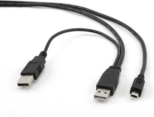 Cablexpert USB 2.0 Cable USB-A male - mini USB-A male 0.9m (CCP-USB22-AM5P-3)