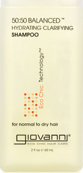 Giovanni 50:50 Balanced Hydrating-Clarifying Shampoos Reconstruction/Nourishment & Hydration for All Hair Types 60ml