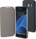 4Smarts Kyoto Always-On Book Plastic Negru (Galaxy S7 Edge)