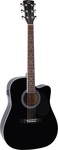 Soundsation Semi-Acoustic Guitar Yellowstone DNCE BK Black